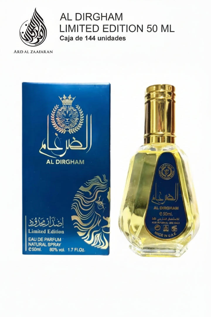 Ard Al Zaafaran Al Dirgham Limited Edition Eau de Parfum 50ml product images and lifestyle scenes