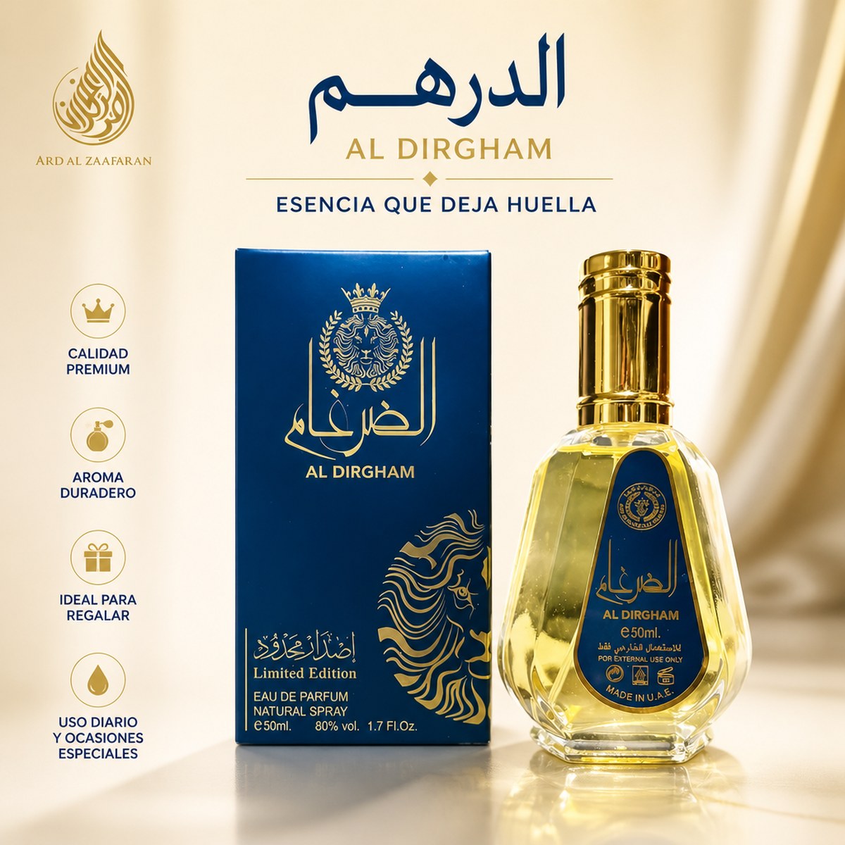 Ard Al Zaafaran Al Dirgham Limited Edition Eau de Parfum 50ml