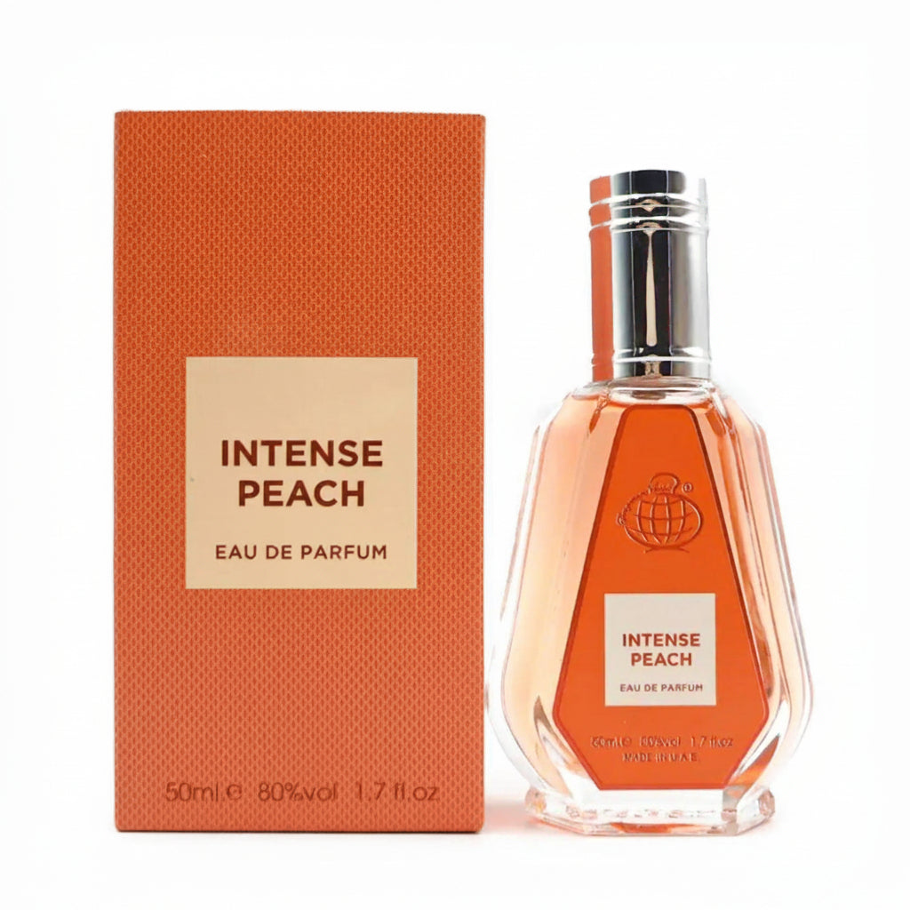 Intense Peach Eau de Parfum product images and lifestyle scenes