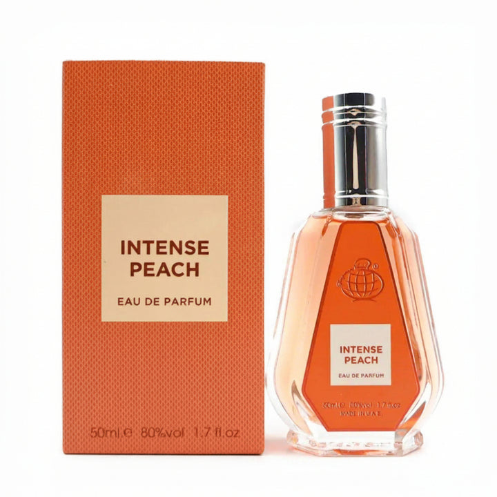 Intense Peach Eau de Parfum product images and lifestyle scenes