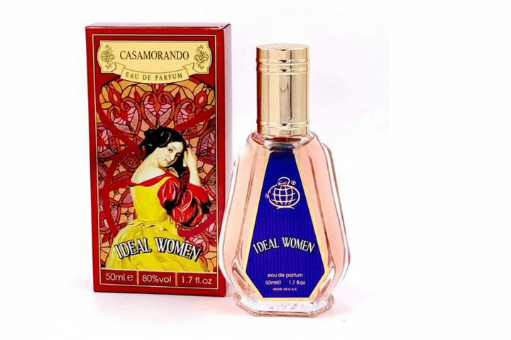 Casamorando Ideal Women Eau de Parfum for Her, 50ml product images and lifestyle scenes