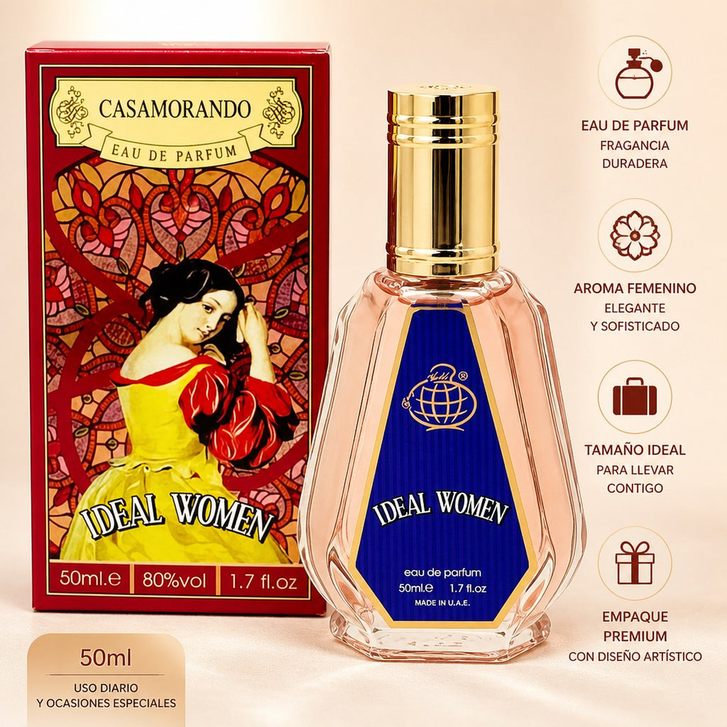 Casamorando Ideal Women Eau de Parfum for Her, 50ml