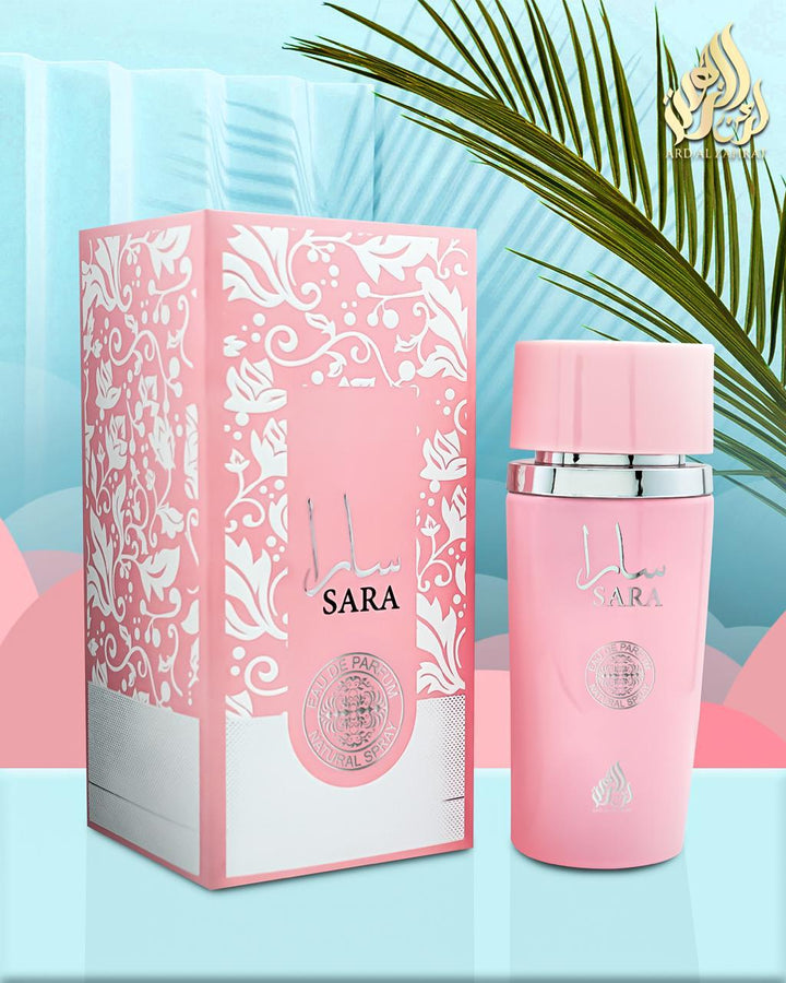 Ard Al Zahrat Sara Eau de Parfum product images and lifestyle scenes