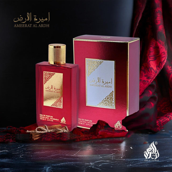 Ard Al Zahrat Ameerat Al Ardh Eau de Parfum product images and lifestyle scenes
