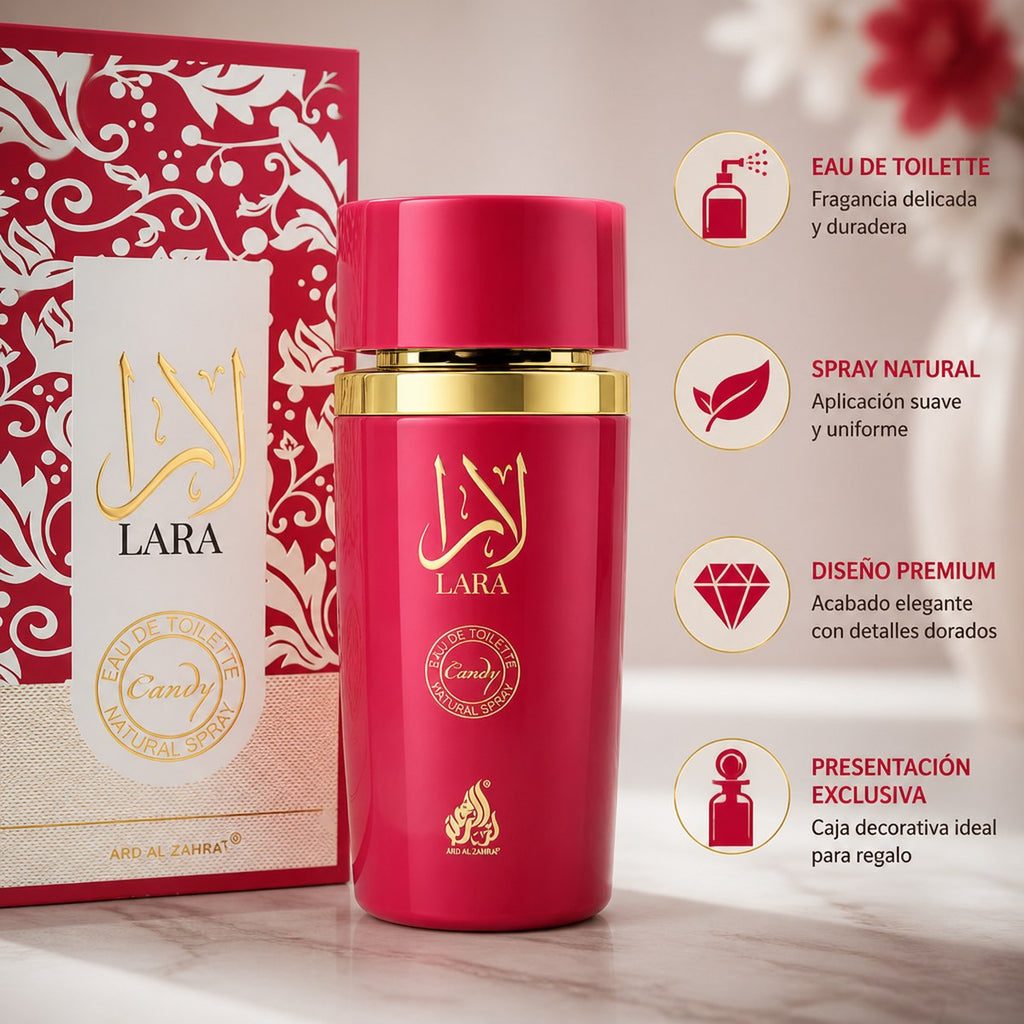 Eau de Toilette Ard Al Zahrat Lara | 100 ml | Delicate Fragrance | Unisex