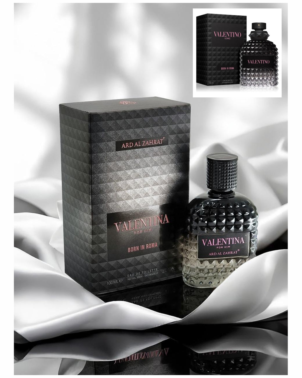 Ard Al Zahrat Valentina For Him Born In Roma Eau de Toilette 100ml product images and lifestyle scenes