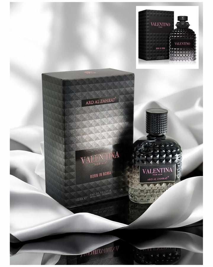 Ard Al Zahrat Valentina For Him Born In Roma Eau de Toilette 100ml product images and lifestyle scenes