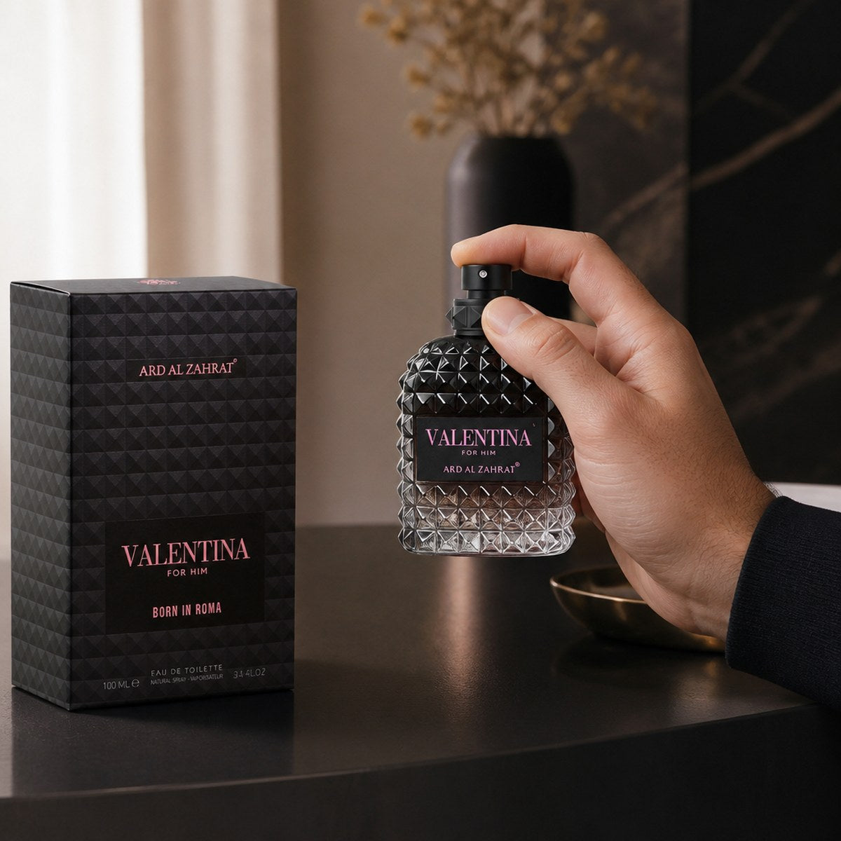 Eau de Toilette Ard Al Zahrat Valentina Para Hombre Born In Roma 100 ml