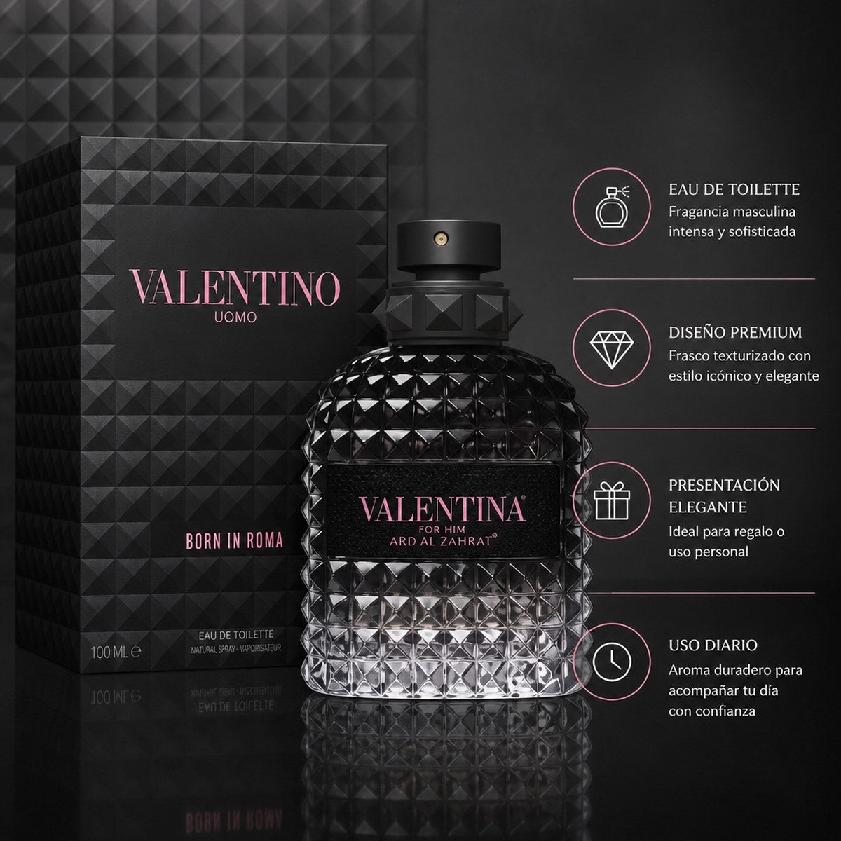 Eau de Toilette Ard Al Zahrat Valentina Para Hombre Born In Roma 100 ml