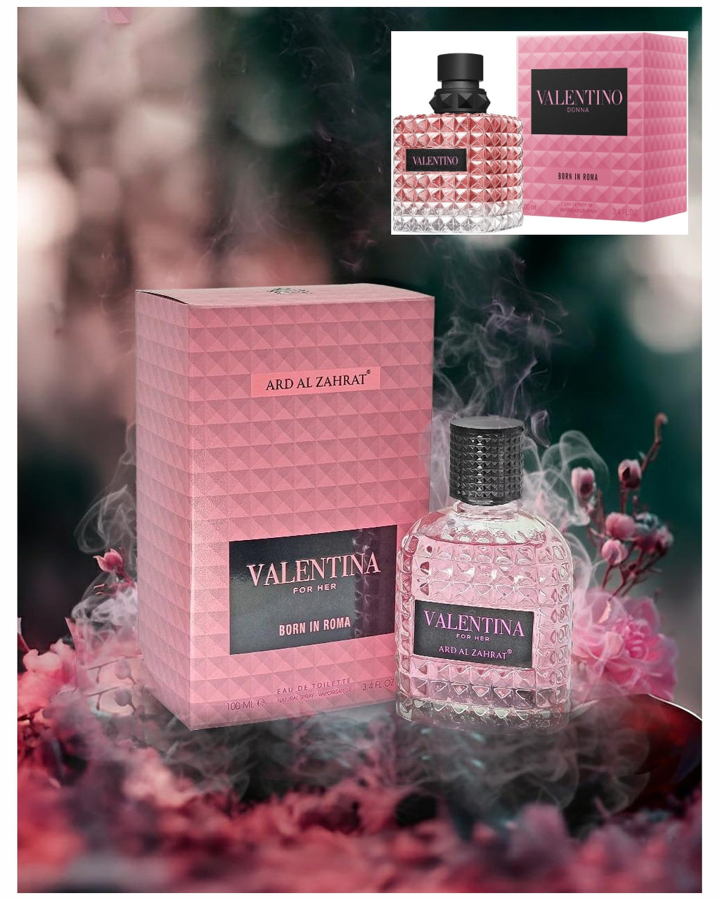 Ard Al Zahrat Valentina For Her Born In Roma Eau de Toilette 100ml product images and lifestyle scenes