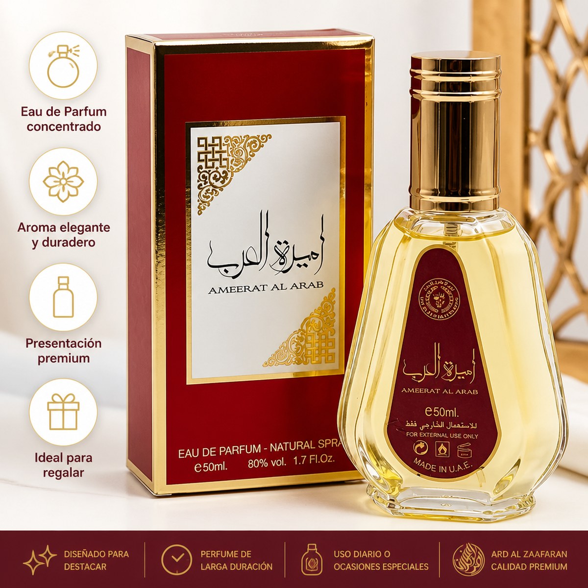 Ard Al Zaafaran Ameerat Al Arab Eau de Parfum 50ml