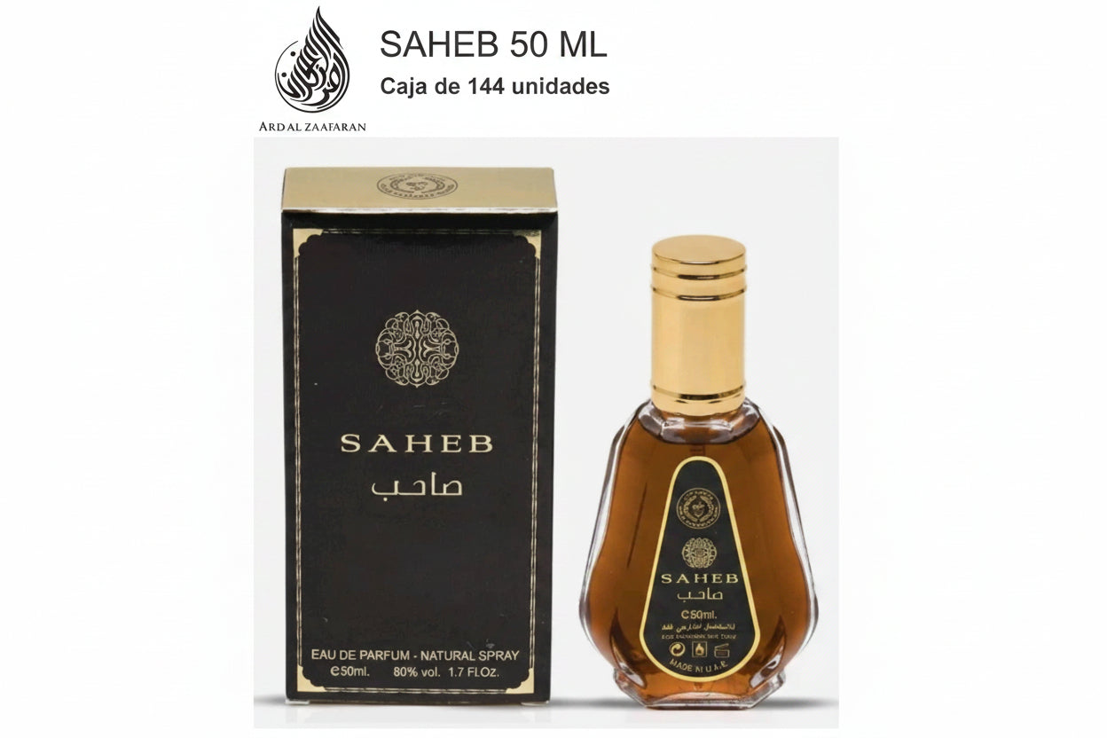 ARD AL ZAAFARAN Saheb Eau de Parfum 50ml product images and lifestyle scenes