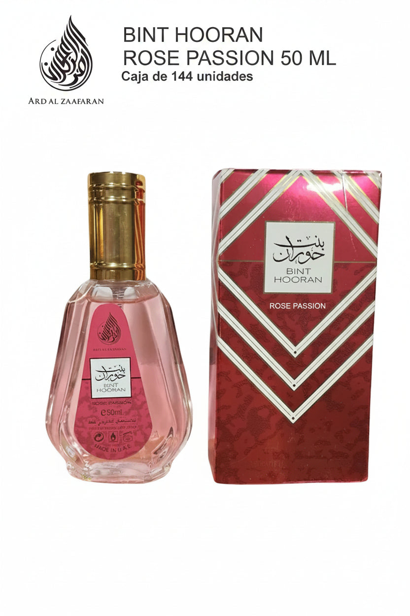 ARD AL ZAAFARAN Bint Hooran Rose Passion Eau de Parfum 50ml product images and lifestyle scenes