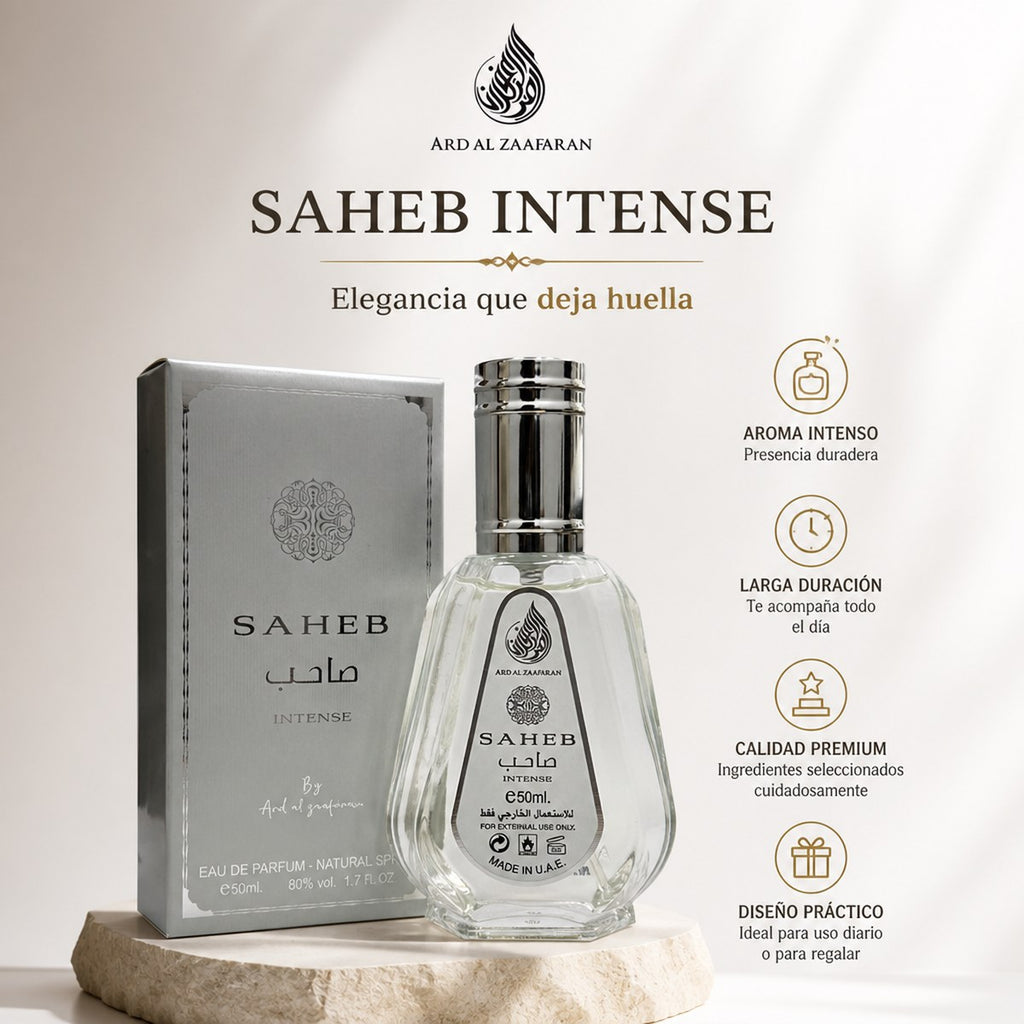 ARD AL ZAAFARAN Saheb Intense Eau de Parfum 50ml