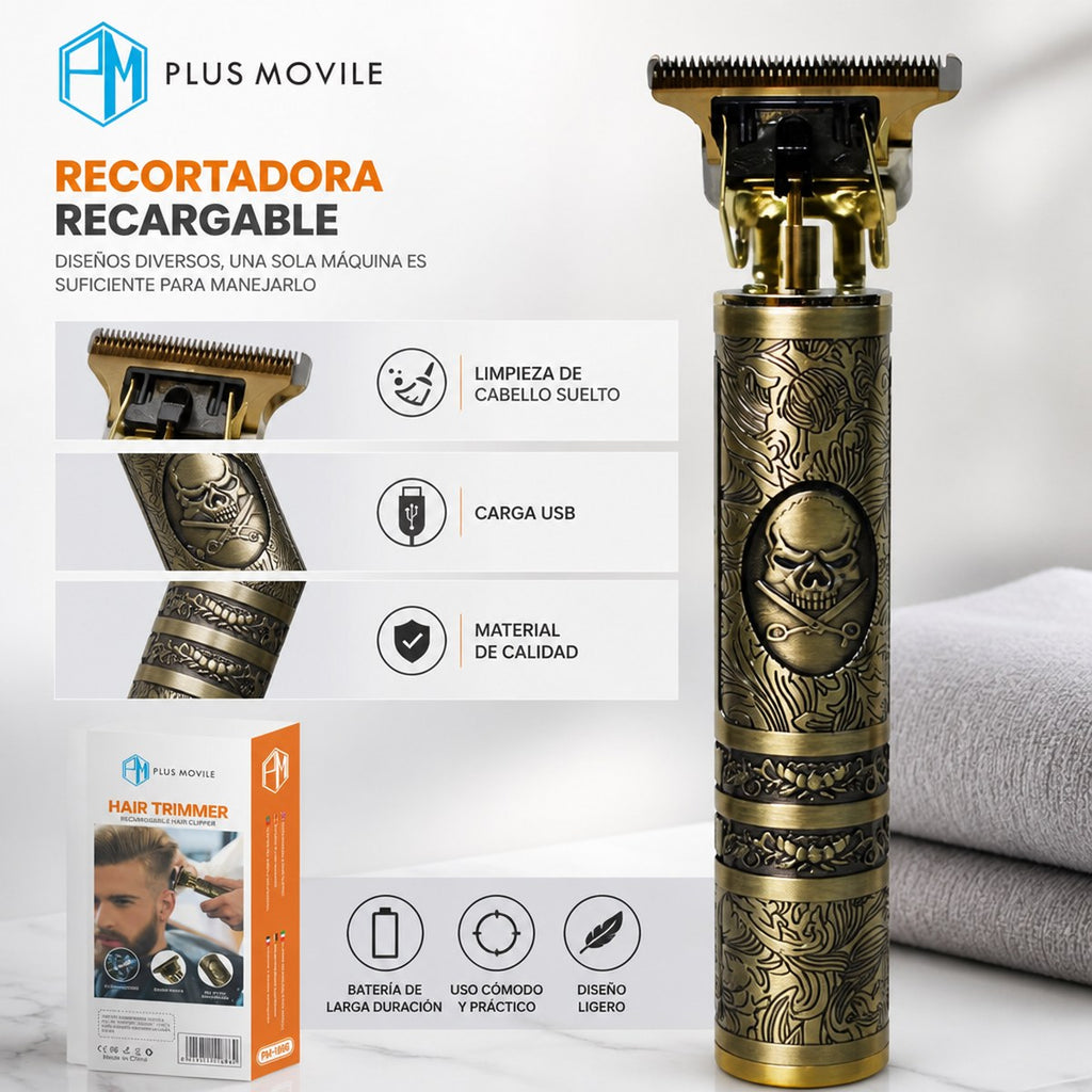 Cortapelo Recargable Plus Movile PM-1886