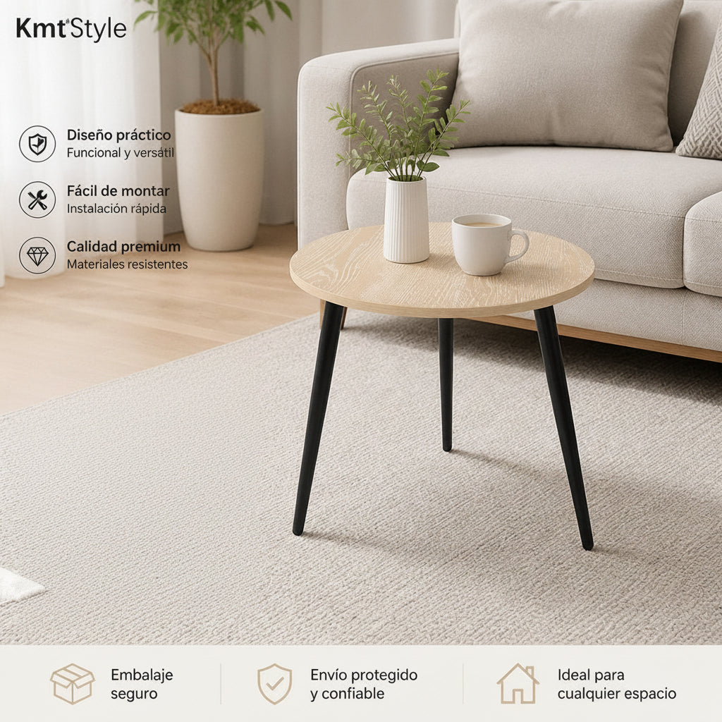 KmtStyle Round Coffee Table 40x42cm