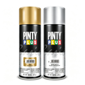 Gold Spray Paint + Gloss Varnish Pack - 2 x 300g for Crafts and Decoration