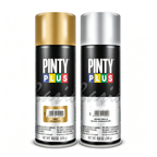 Gold Spray Paint + Gloss Varnish Pack - 2 x 300g for Crafts and Decoration