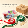 Gift Decorating Kit - Satin Ribbons and Pearls for Wrapping