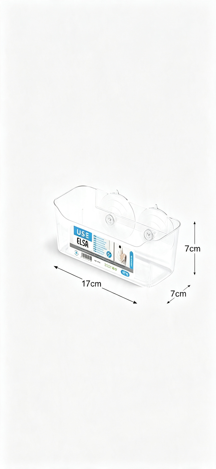 Caja Organizadora Transparente USE ELSA | Con Asas | 4 Tamaños | Plástico Resistente | Hogar y Oficina