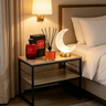 Premium Oriental Decor Set 4 in 1 - Coffee Table + Fire Perfume + Mikado Soul + Moon Lamp
