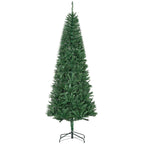 Árbol de Navidad artificial de 210 cm, 865 ramas con hojas artificiales realistas, imitación fiel del abeto Nordmann en color verde, decoración navideña festiva para el hogar (solo incluye el árbol de Navidad)
