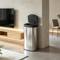 Basurero automático de cocina de 55L de acero inoxidable con tapa Soft-Close