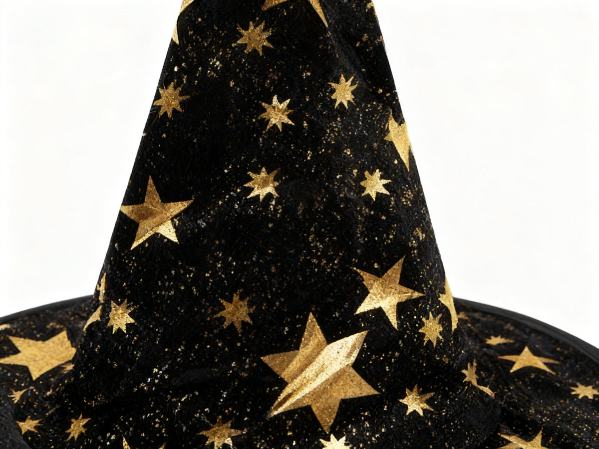 SOMBRERO HALLOWEEN ESTRELLA DORADA MEZCLA
