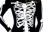 Vestido Disfraz Halloween Esqueleto