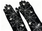 Guantes de Halloween con Telarañas