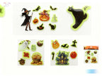 Calcomanías Luminosas de Gelatina de Halloween