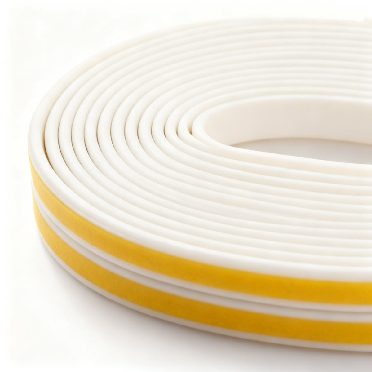 Burlete de Caucho Blanco 6m