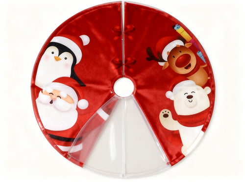 Alfombra Pie Pino Feliz Navidad 89cm