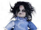 Muñeca Sentada Luminosa con Sonido Vestido Azul