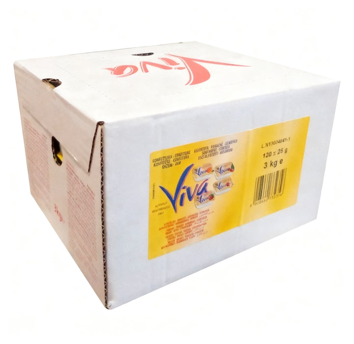 Viva Confettura Monodosis - Cajón 120 x 25 g (3 kg)