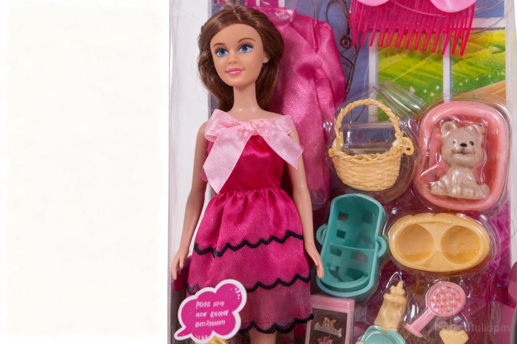 Muñeca Bella con Accesorios para Perritos