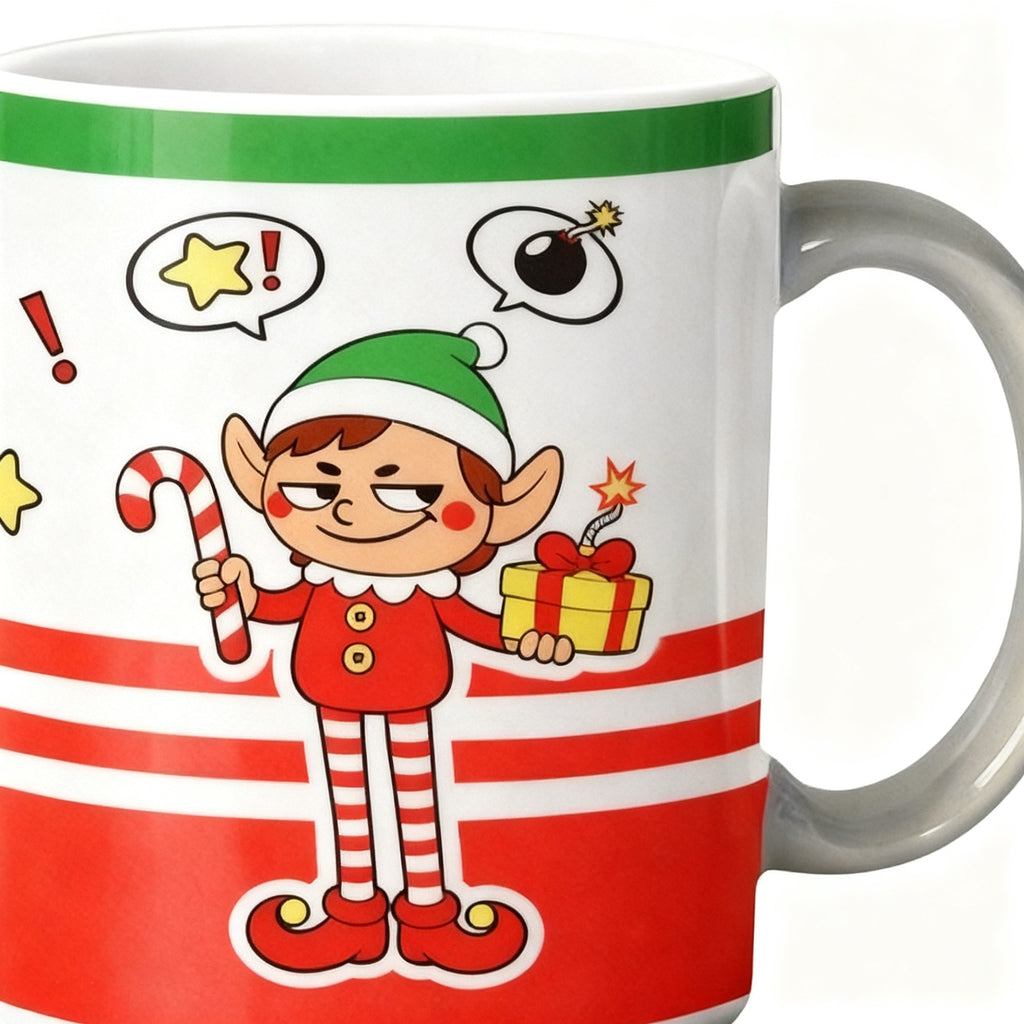 Taza Elfo Travieso en Caja Regalo