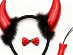 Set de Accesorios Halloween: Lazo, Diadema y Cola