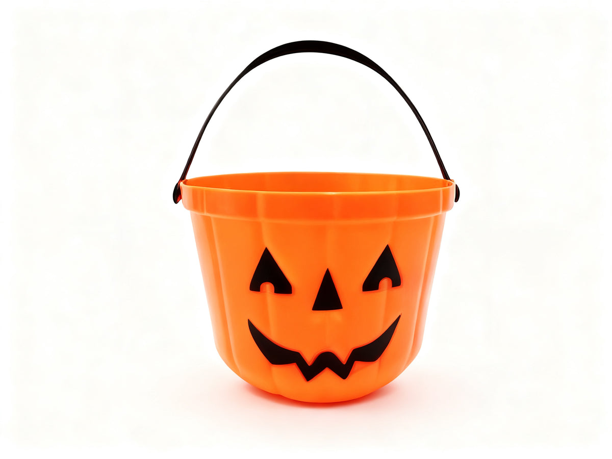 Cubo de Calabaza Halloween 1 Pieza