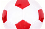 BALÓN DE FÚTBOL ROJO Y BLANCO ATLÉTICO