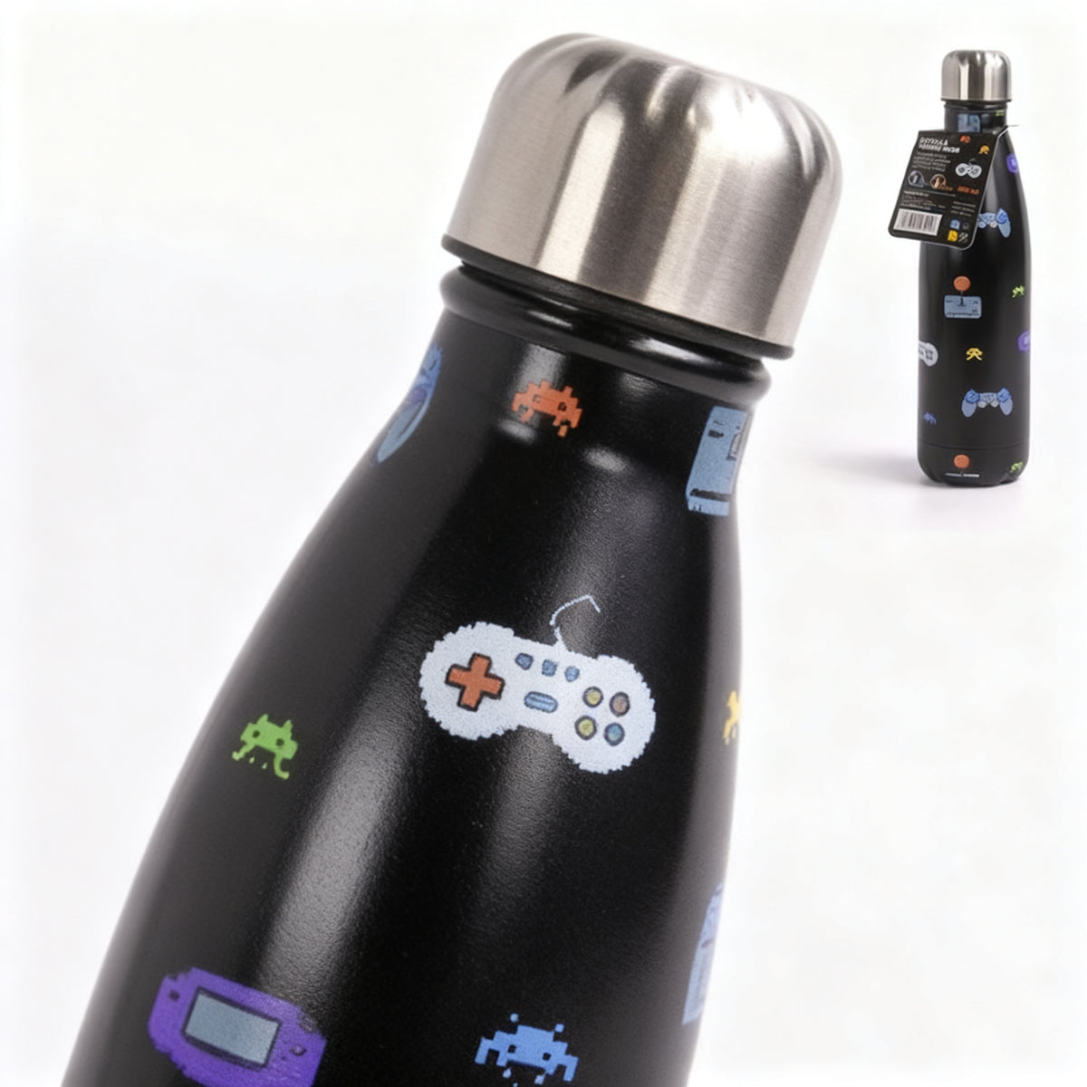 BOTELLA INOX 500 ML VINTAGE GAMING