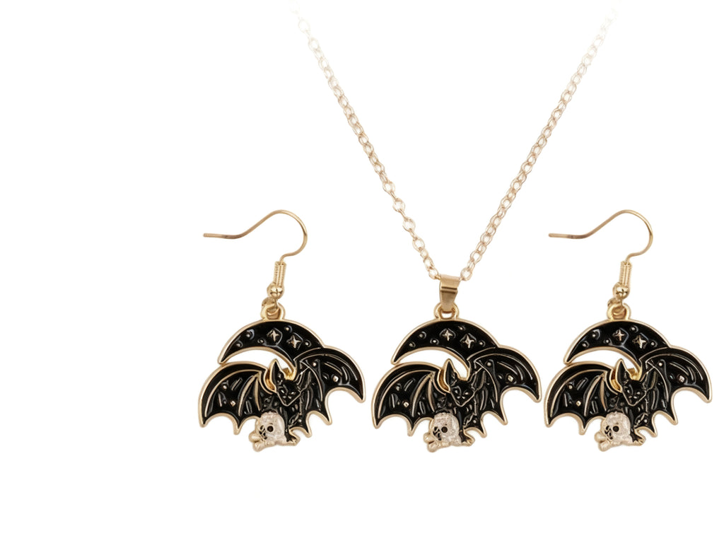 Set de Collar y Pendientes de Halloween
