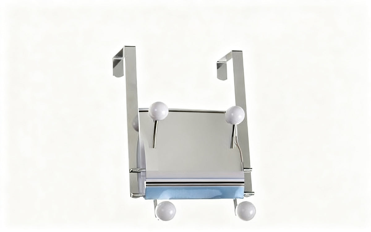 Perchero Puerta 4 Pomos Blancos