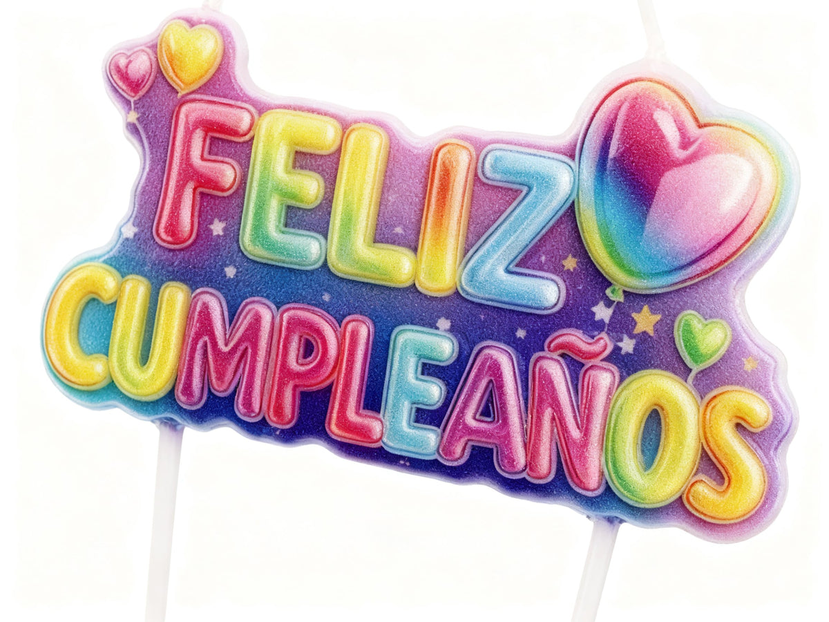 Vela Cumpleaños Feliz Decorativa