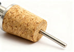 VERTEDOR MADERA ACERO INOX PARA BOTELLA