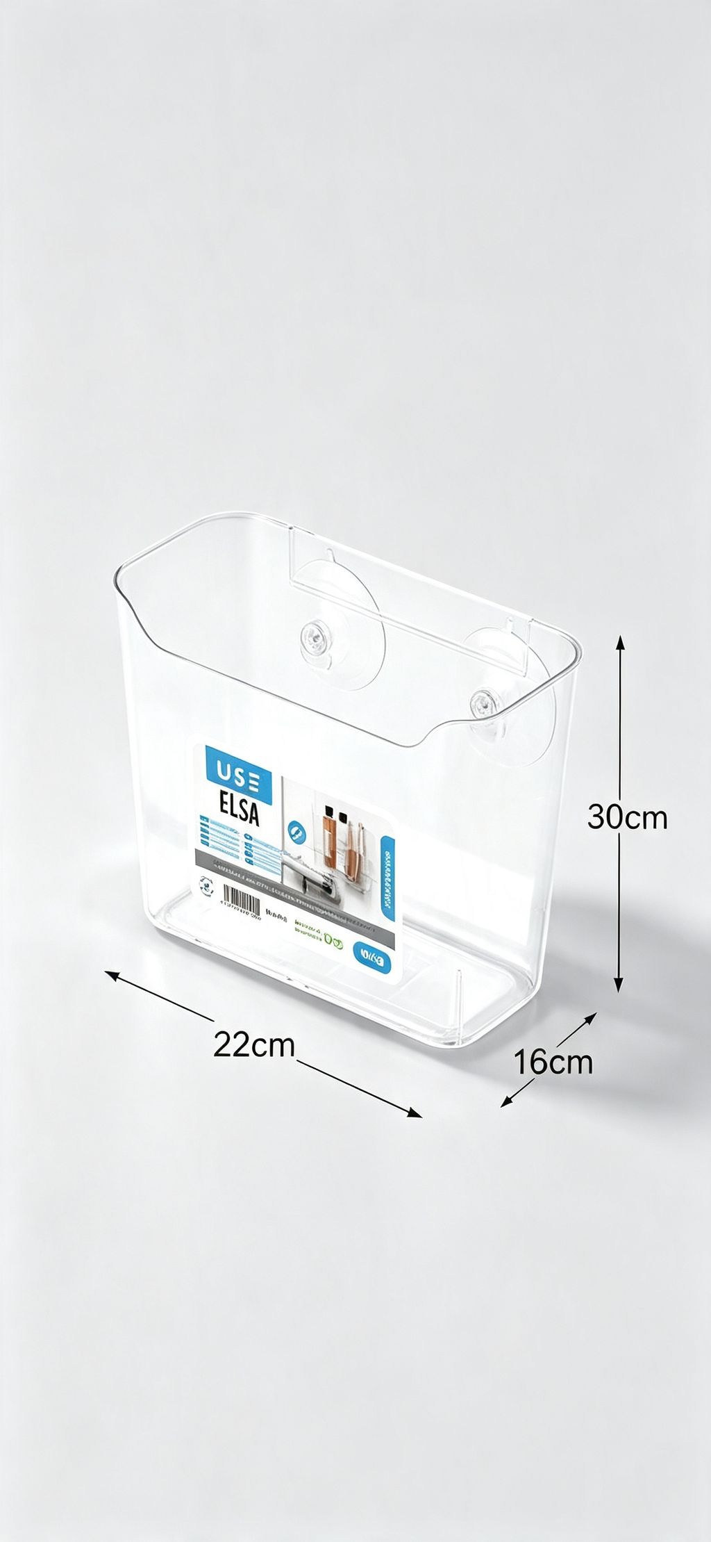 Caja Organizadora Transparente USE ELSA | Con Asas | 4 Tamaños | Plástico Resistente | Hogar y Oficina