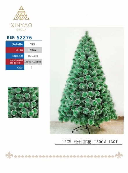 Arbol Navidad Nevado 150cm 130T