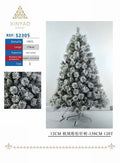 Arbol Navidad Nevado 150cm 120T