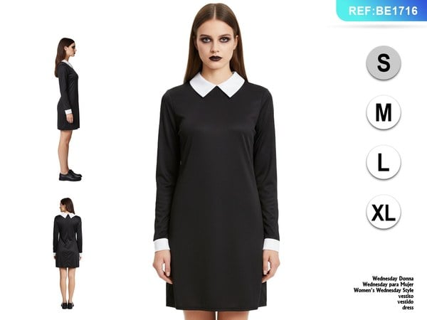 Traje de Miercoles para Adulto