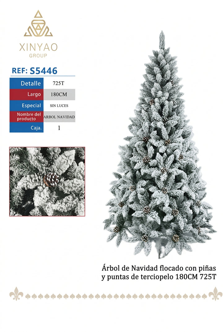 Arbol Navidad 180cm 725T